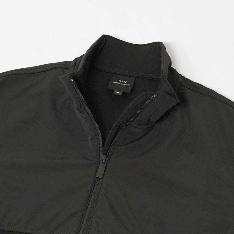 ARMANI EXCHANGE メンズ トラックジャケット XM001564 AF10818 BLACK ブラック UC001