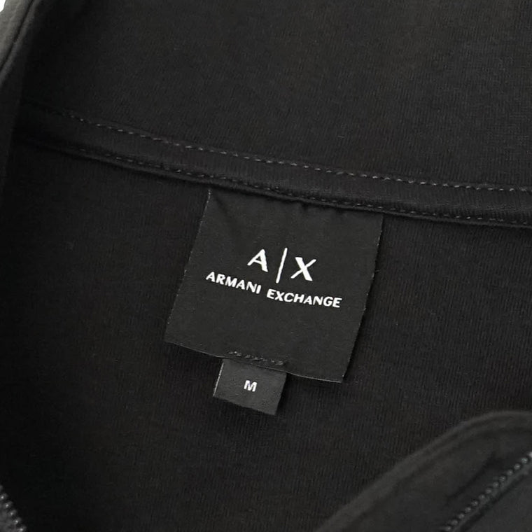 ARMANI EXCHANGE メンズ トラックジャケット XM001564 AF10818 BLACK ブラック UC001