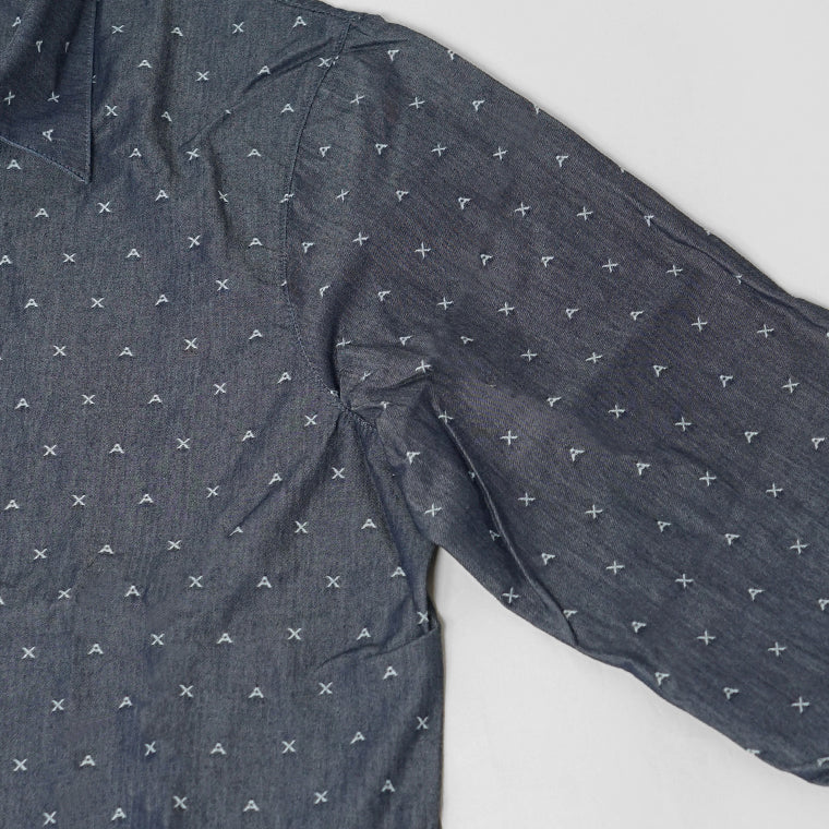 ARMANI EXCHANGE メンズ シャツ XM001716 AF17528 BIG LETTERING JACQUARD ブルー系 FB071