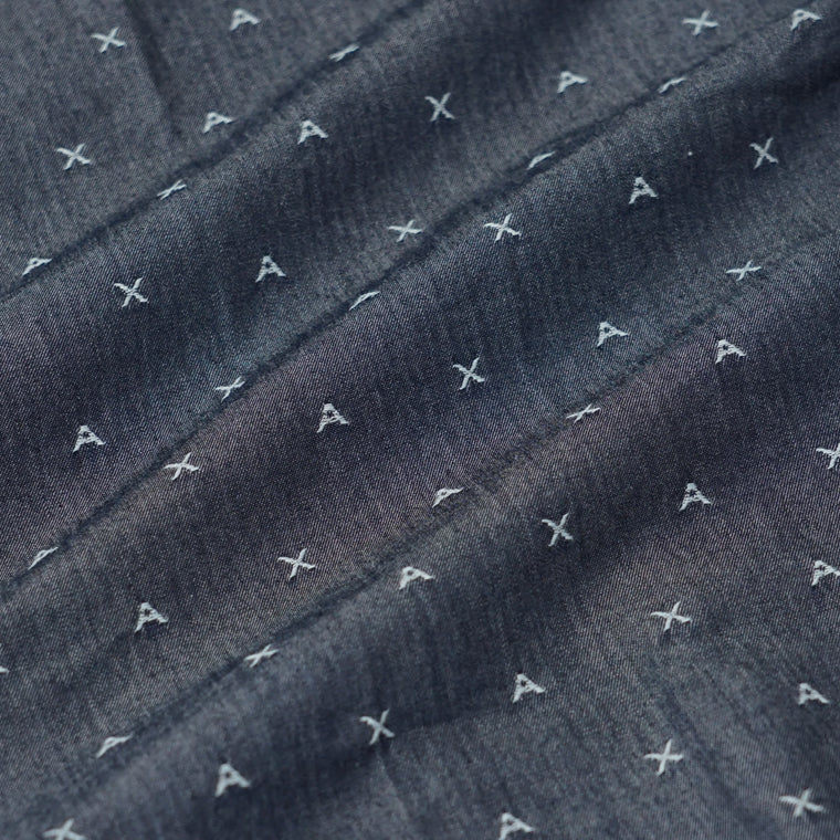 ARMANI EXCHANGE メンズ シャツ XM001716 AF17528 BIG LETTERING JACQUARD ブルー系 FB071