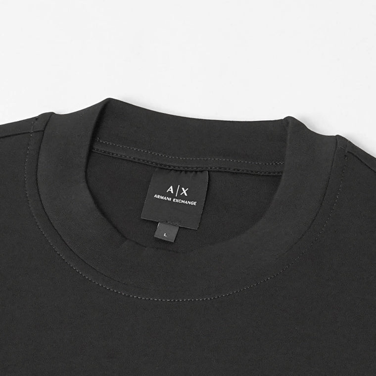 ARMANI EXCHANGE メンズ スウェットシャツ XM001892 AF10818 BLACK DIAGONAL GOLD ブラック MC237