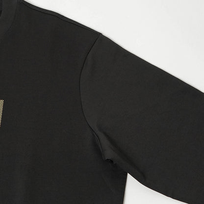 ARMANI EXCHANGE メンズ スウェットシャツ XM001892 AF10818 BLACK DIAGONAL GOLD ブラック MC237