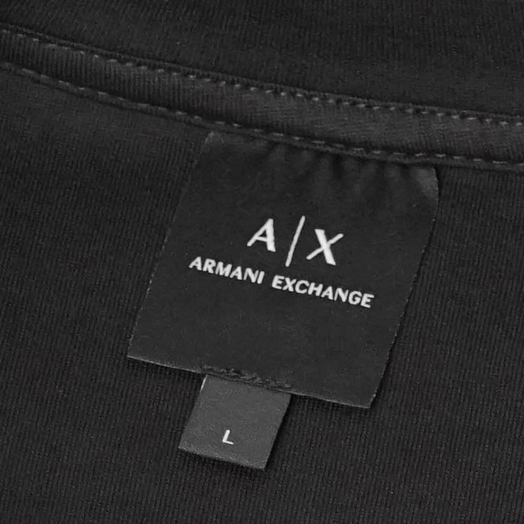 ARMANI EXCHANGE メンズ スウェットシャツ XM001892 AF10818 BLACK DIAGONAL GOLD ブラック MC237