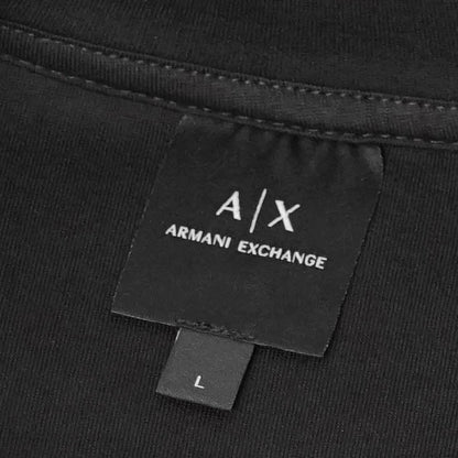 ARMANI EXCHANGE メンズ スウェットシャツ XM001892 AF10818 BLACK DIAGONAL GOLD ブラック MC237