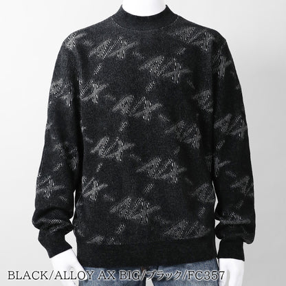 ARMANI EXCHANGE メンズ ニット ALL OVER LOGO KNIT PULLOVER XM002992 AF16916 2カラー