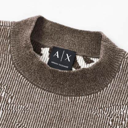 ARMANI EXCHANGE メンズ ニット ALL OVER LOGO KNIT PULLOVER XM002992 AF16916 2カラー
