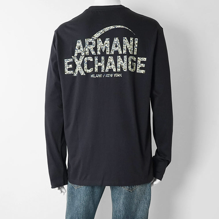 ARMANI EXCHANGE メンズ 長袖Tシャツ XM003101 AF10361 DEEP NAVY ネイビー UB101