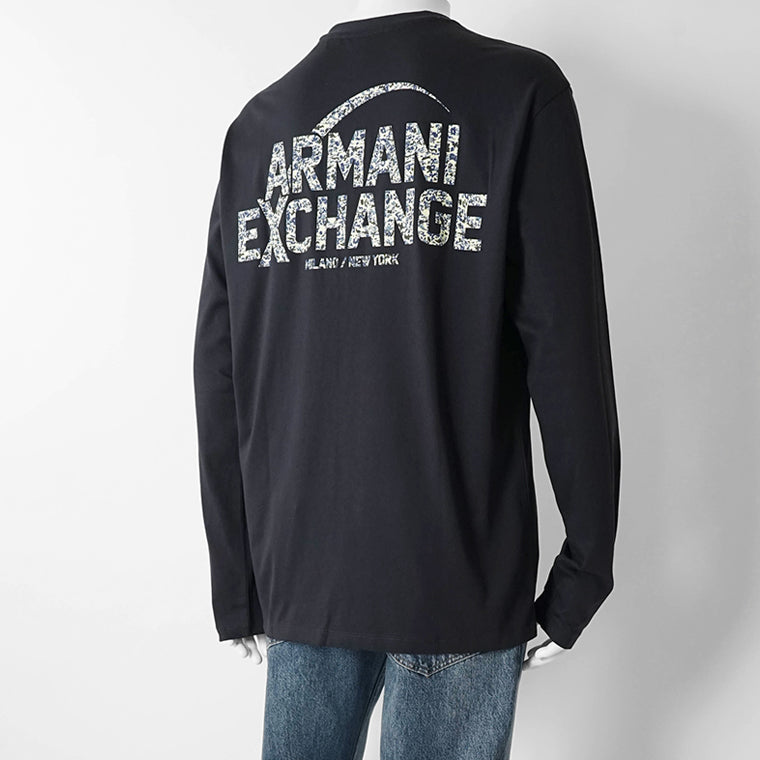 ARMANI EXCHANGE メンズ 長袖Tシャツ XM003101 AF10361 DEEP NAVY ネイビー UB101