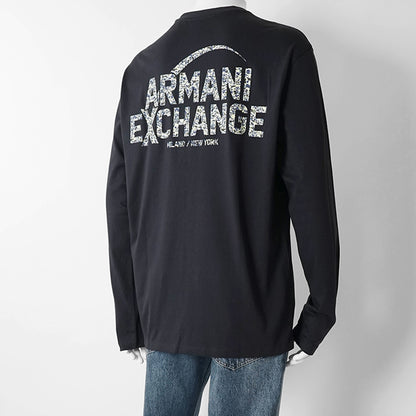 ARMANI EXCHANGE メンズ 長袖Tシャツ XM003101 AF10361 DEEP NAVY ネイビー UB101