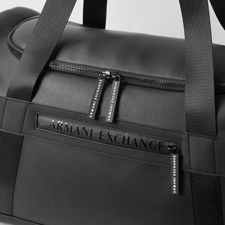 ARMANI EXCHANGE メンズ レディース ボストンバッグ XM003365 AF26679 BLACK BLACK ブラック MC043