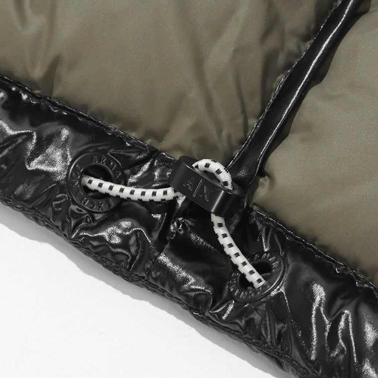 ARMANI EXCHANGE メンズ ダウンベスト XM003475 AF23755 BLACK ブラック UC001