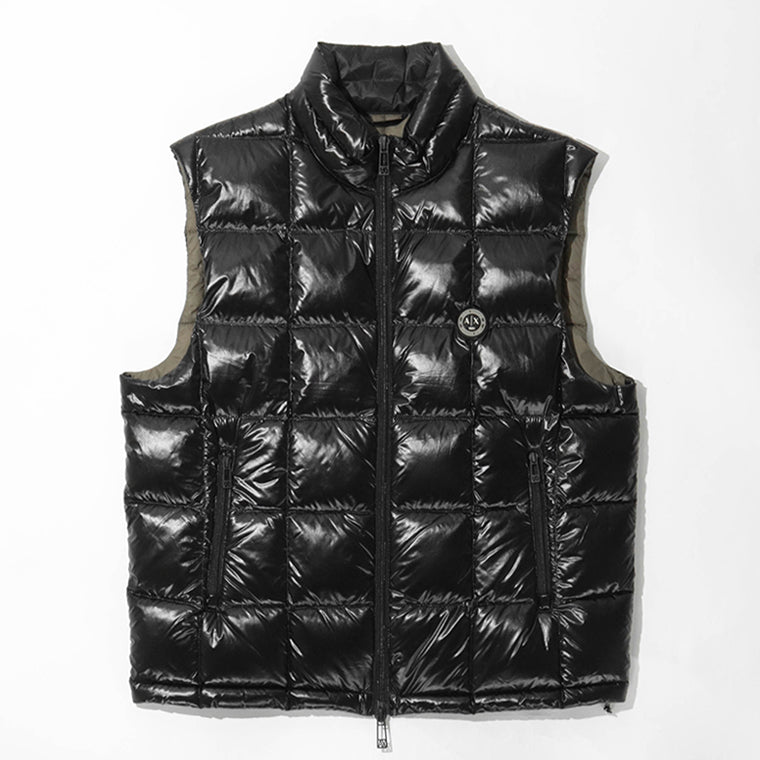 ARMANI EXCHANGE メンズ ダウンベスト XM003475 AF23755 BLACK ブラック UC001