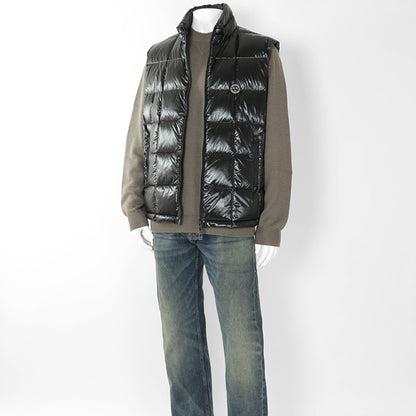 ARMANI EXCHANGE メンズ ダウンベスト XM003475 AF23755 BLACK ブラック UC001