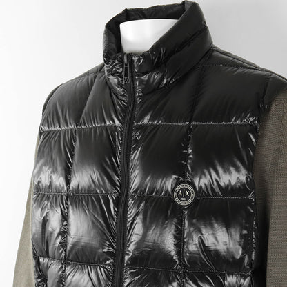 ARMANI EXCHANGE メンズ ダウンベスト XM003475 AF23755 BLACK ブラック UC001