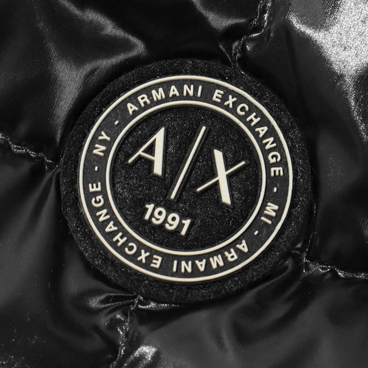 ARMANI EXCHANGE メンズ ダウンベスト XM003475 AF23755 BLACK ブラック UC001