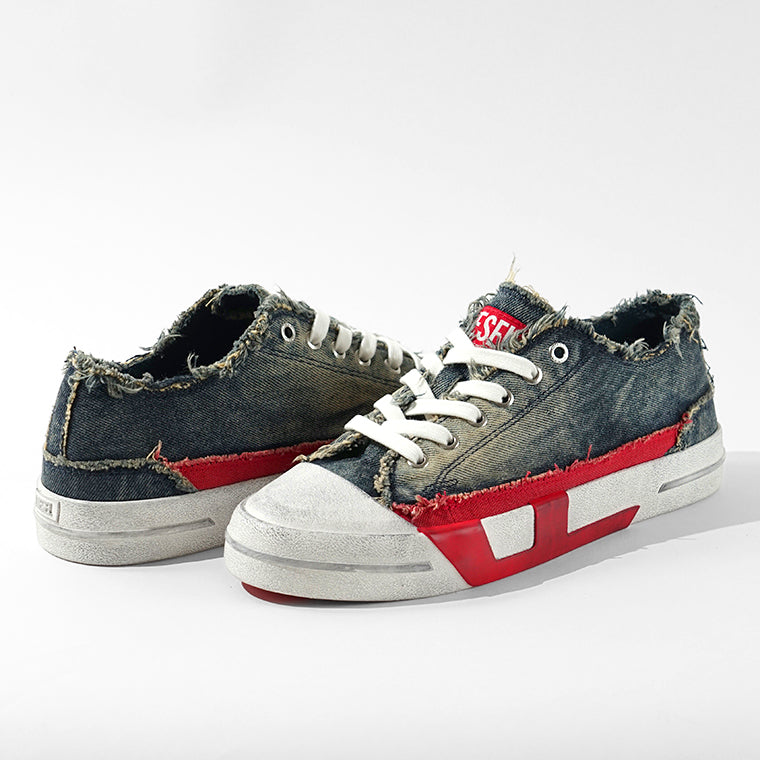 DIESEL メンズ スニーカー S D VERSE LOW II Y03722 P7521 INDIGO デニムブルー T6067