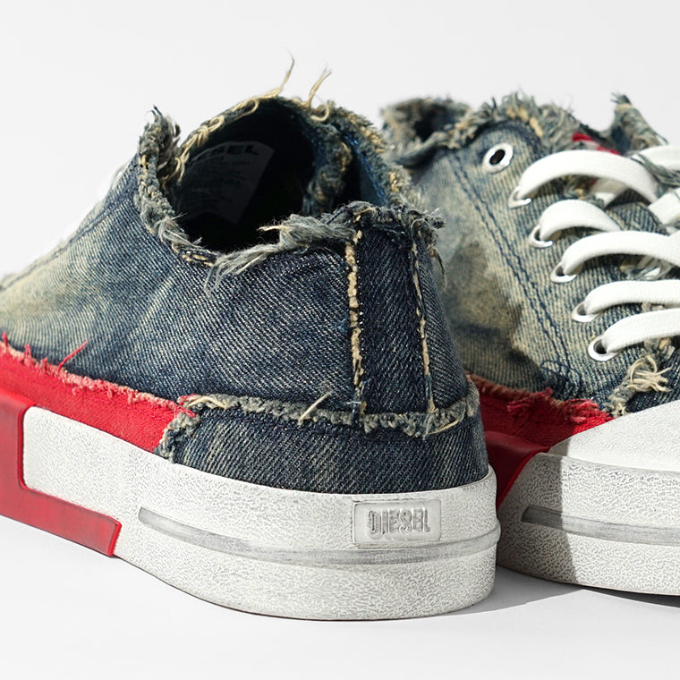 DIESEL メンズ スニーカー S D VERSE LOW II Y03722 P7521 INDIGO デニムブルー T6067
