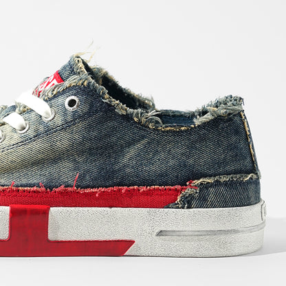 DIESEL メンズ スニーカー S D VERSE LOW II Y03722 P7521 INDIGO デニムブルー T6067