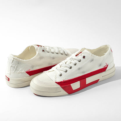 DIESEL メンズ スニーカー S D VERSE LOW II Y03722 P8114 BRIGHT WHITE RACING RED ホワイト HA690