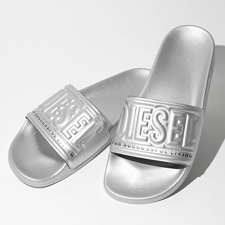 DIESEL メンズ サンダル SA MAYEMI ML Y03843 PR525 SILVER シルバー T9002