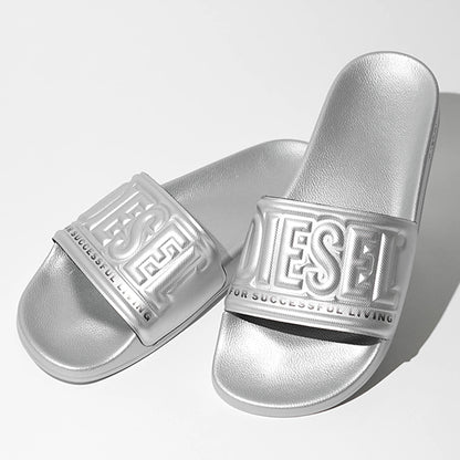 DIESEL メンズ サンダル SA MAYEMI ML Y03843 PR525 SILVER シルバー T9002