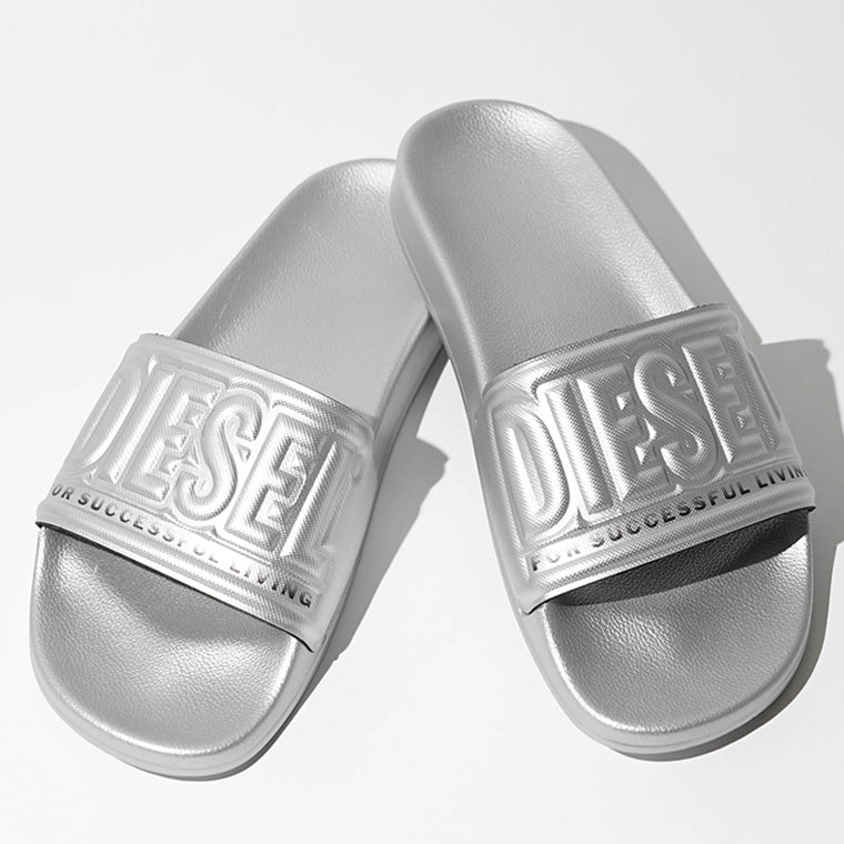 DIESEL メンズ サンダル SA MAYEMI ML Y03843 PR525 SILVER シルバー T9002