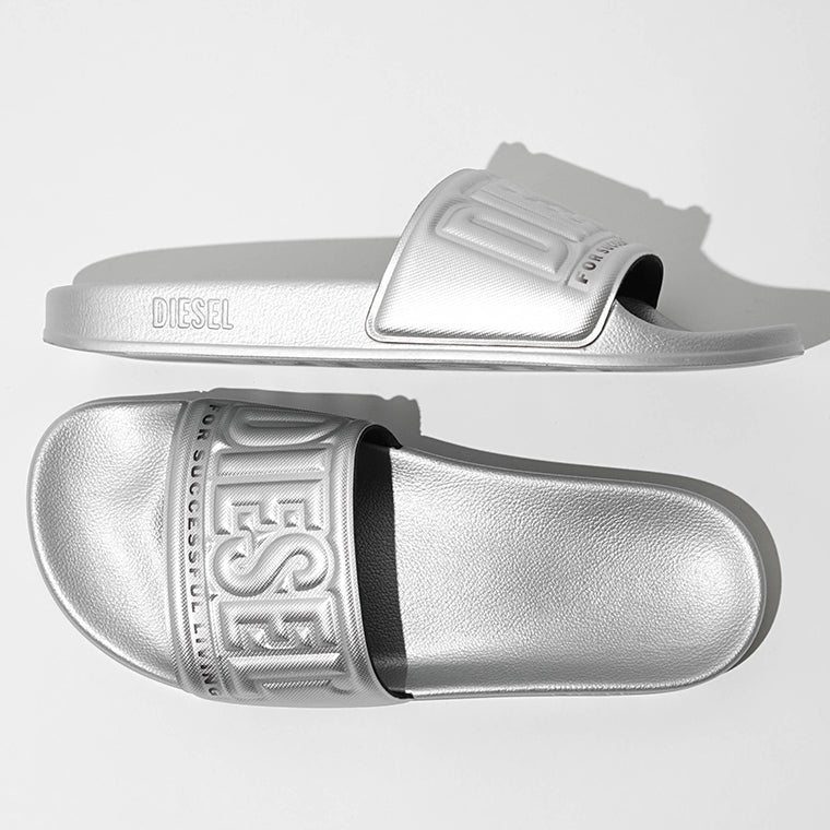 DIESEL メンズ サンダル SA MAYEMI ML Y03843 PR525 SILVER シルバー T9002