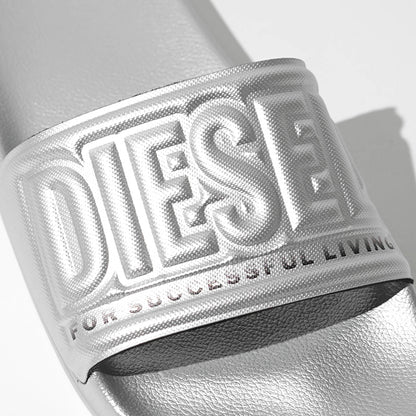 DIESEL メンズ サンダル SA MAYEMI ML Y03843 PR525 SILVER シルバー T9002