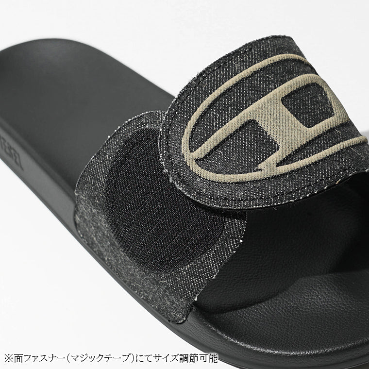 DIESEL メンズ サンダル SA BLOOP STRAP Y03913 P7622 BLACK ブラック T8013