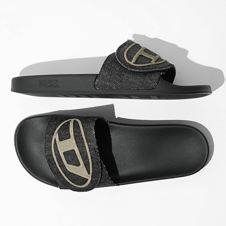 DIESEL メンズ サンダル SA BLOOP STRAP Y03913 P7622 BLACK ブラック T8013