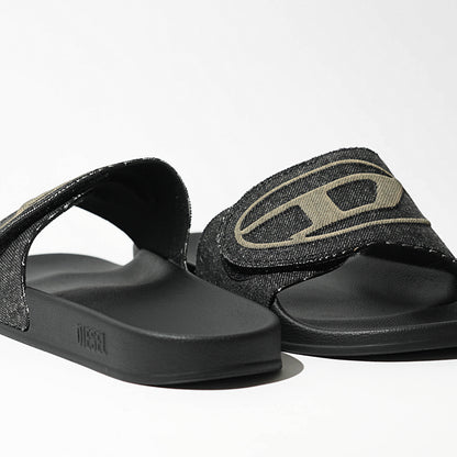 DIESEL メンズ サンダル SA BLOOP STRAP Y03913 P7622 BLACK ブラック T8013