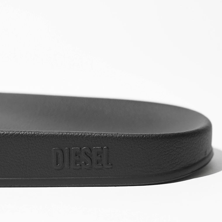 DIESEL メンズ サンダル SA BLOOP Y03915 P7621 BLACK SILVER ブラック H7591