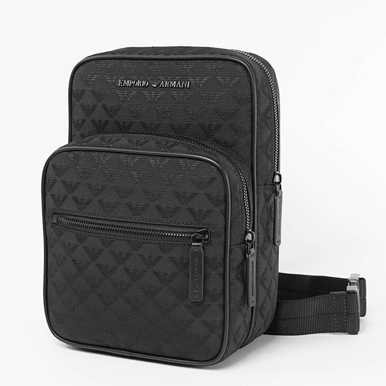 EMPORIO ARMANI メンズ ワンショルダーバッグ Y4O419 Y022V BLACK BLACK BLACK ブラック 81336
