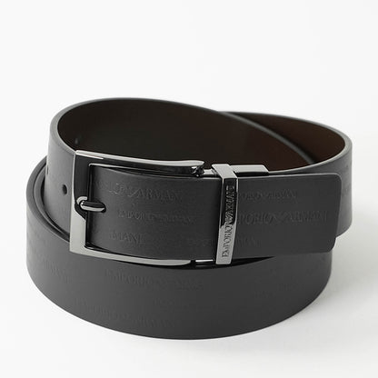 EMPORIO ARMANI メンズ ベルト Y4S426 YTU5J NERO T.MORO ブラック ブラウン 88044