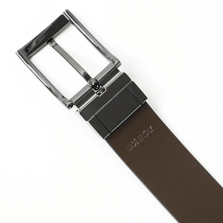 EMPORIO ARMANI メンズ ベルト Y4S426 YTU5J NERO T.MORO ブラック ブラウン 88044