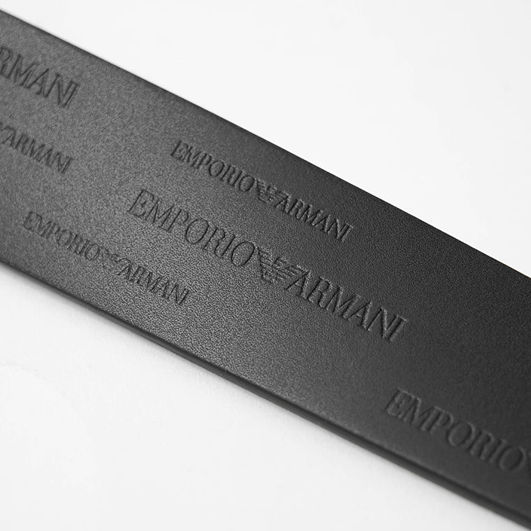 EMPORIO ARMANI メンズ ベルト Y4S426 YTU5J NERO T.MORO ブラック ブラウン 88044