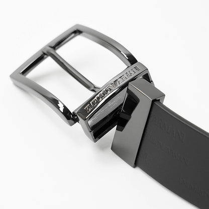 EMPORIO ARMANI メンズ ベルト Y4S426 YTU5J NERO T.MORO ブラック ブラウン 88044