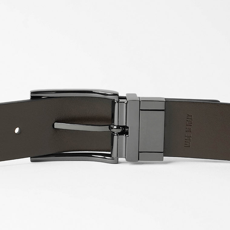 EMPORIO ARMANI メンズ ベルト Y4S426 YTU5J NERO T.MORO ブラック ブラウン 88044