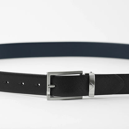 EMPORIO ARMANI メンズ ベルト Y4S498 YLP4E BLACK BLUE ブラック ブルー 81519