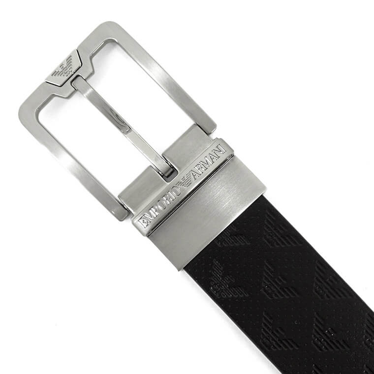 EMPORIO ARMANI メンズ ベルト Y4S502 Y221E BLACK BLACK ブラック 81386