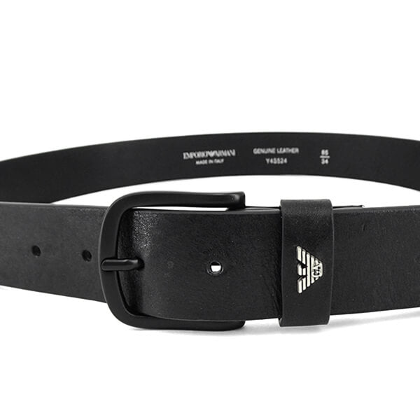 EMPORIO ARMANI メンズ ベルト Y4S524 Y210V BLACK ブラック 80001