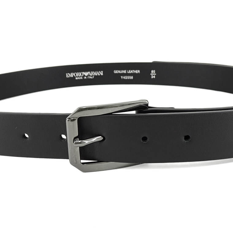 EMPORIO ARMANI メンズ ベルト Y4S558 Y720I BLACK ブラック 80001